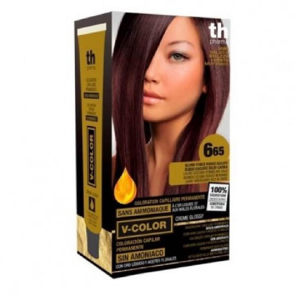 TH PHARMA VITALIA COLOR  665 RUBIO OSCURO ROJO CAOBA