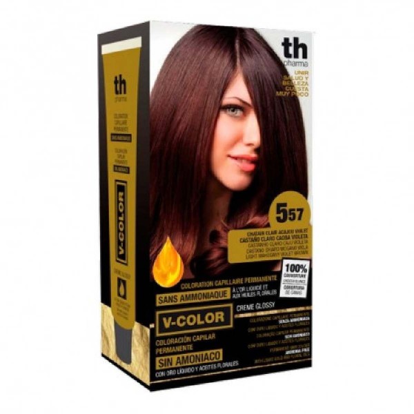 TH PHARMA VITALIA COLOR  557 CASTAÑO CLARO CAOBA VIOLETA