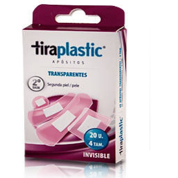 TIRAPLASTIC 4 TAMAÑOS 20 U TRANSP