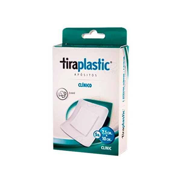 TIRAPLASTIC CLINICO 10 CM X 75 CM 5 U