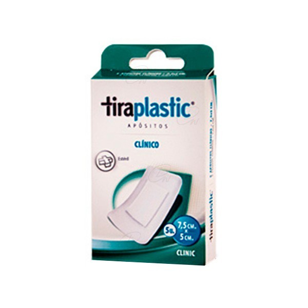 TIRAPLASTIC CLINICO 75 CM X 5 CM 5 U