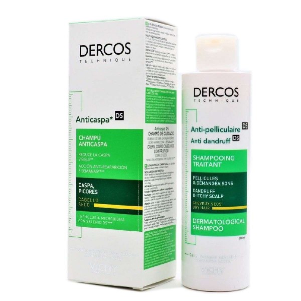 DERCOS TECHNIQUE ANTICASPA GRASA 2OO ML