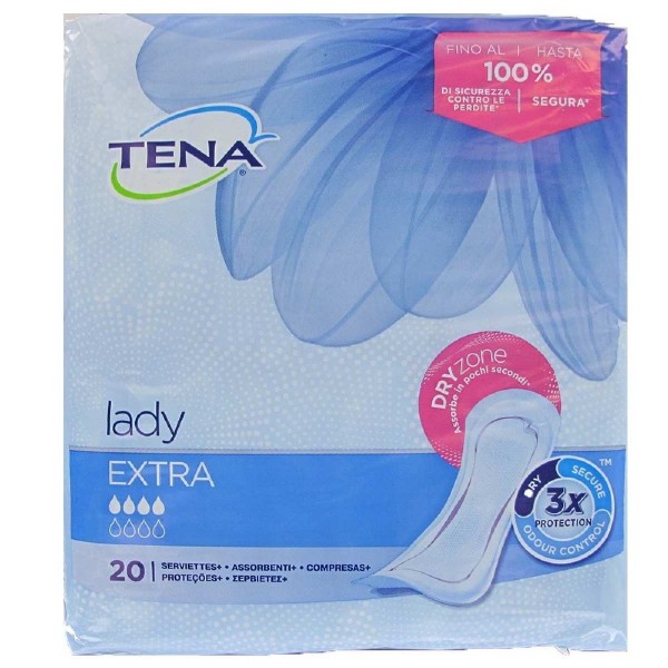 ABSORB INC ORINA LIGERA TENA LADY EXTRA 20 U