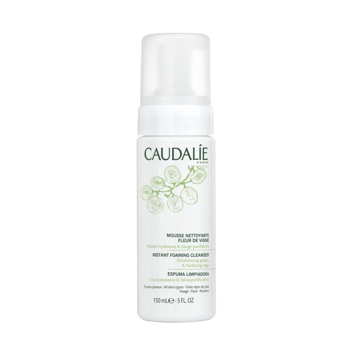 Caudalie  Espuma Limpiadora 150 ml