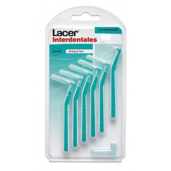 CEPILLO INTERDENTAL EXTRAFINO ANGULAR LACER 6 UDS