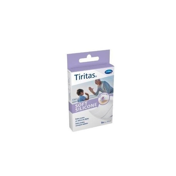 Tiritas Soft silicone 6x10cm 5u