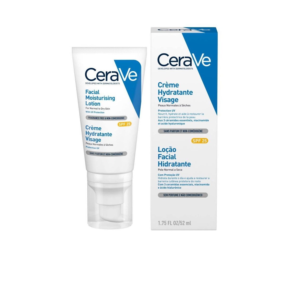Cerave Loción Hidratante Rostro SPF25 52 ml