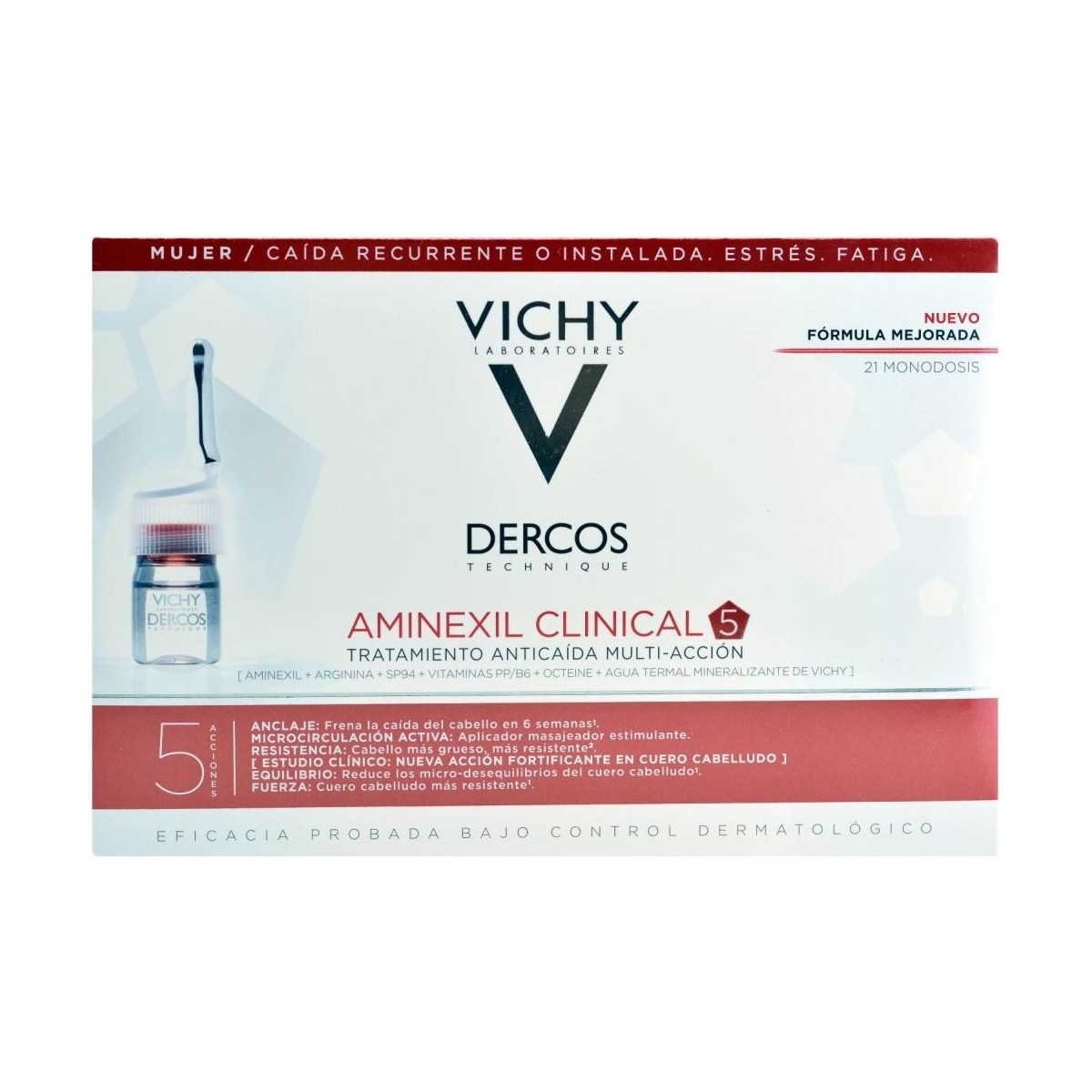 Vichy Dercos Aminexil Clinical 5 Mujer 21...