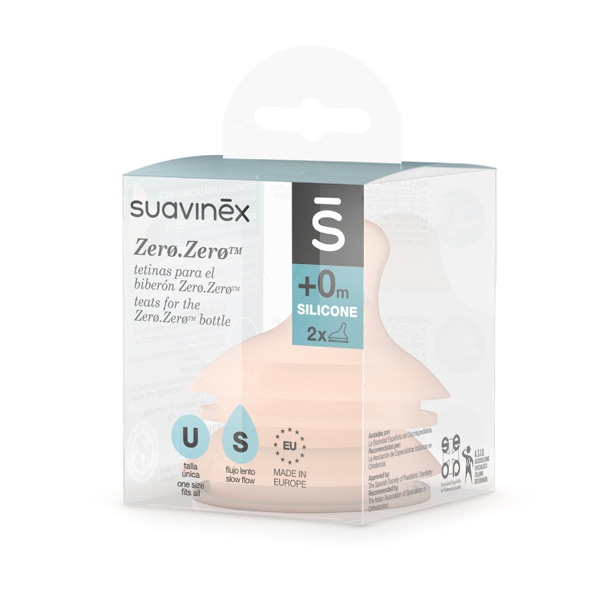 Suavinex Tetina Silicona ZeroZero 0m TS