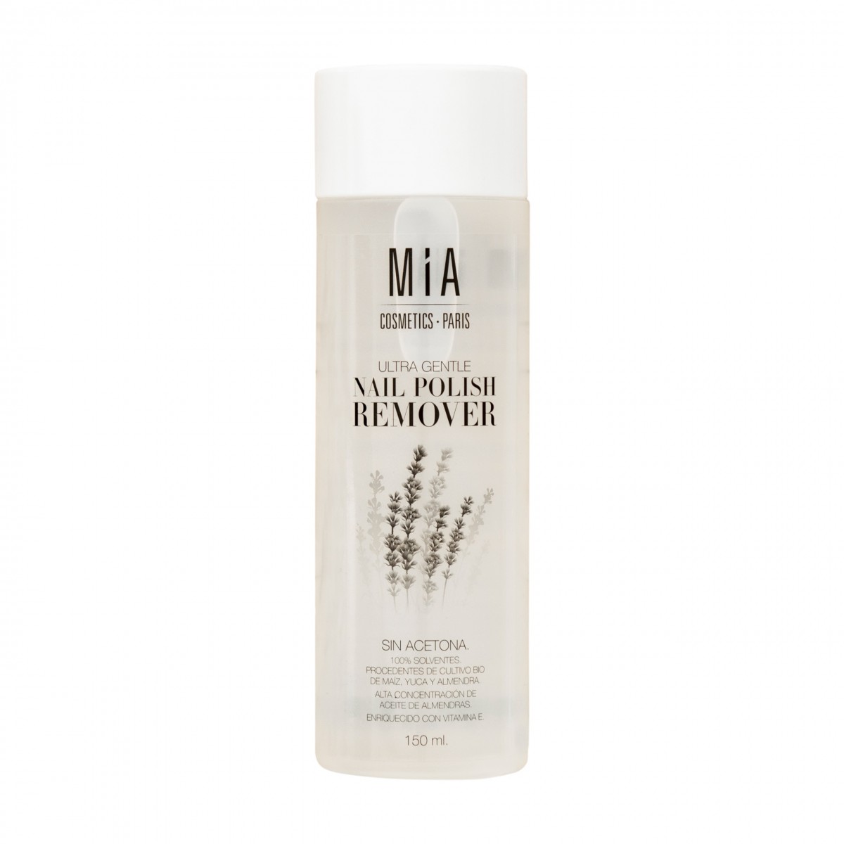 QUITAESMALTES ULTRASUAVE 150ML MIA COSMETICS