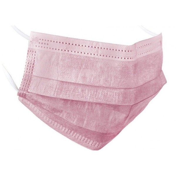MASCARILLA QUIRURGICA ROSA
