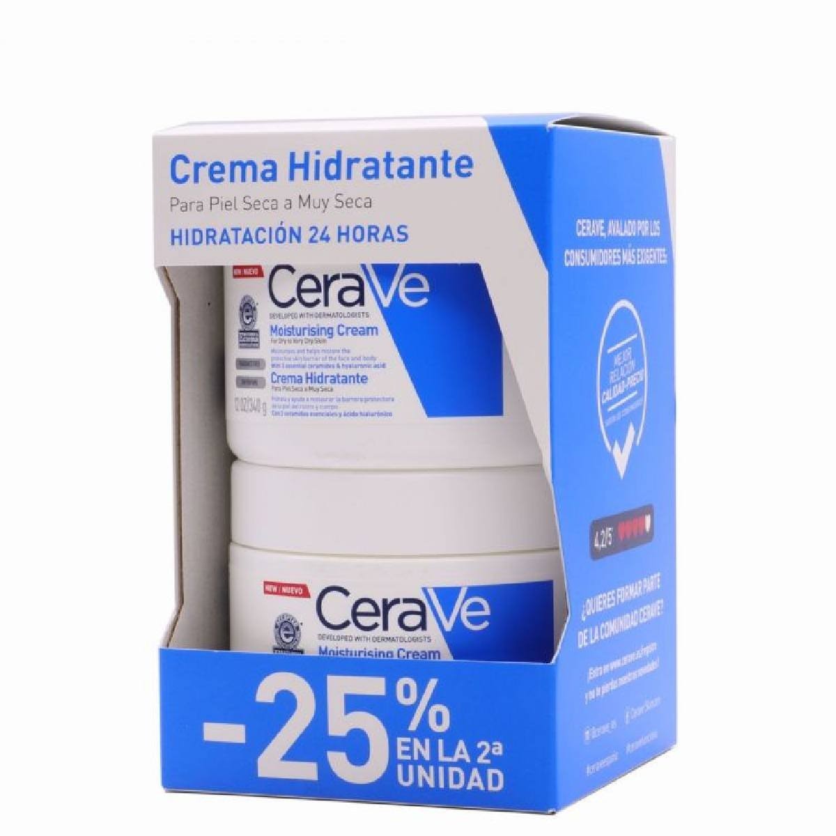 CERAVE CREMA DUPLO 340G340G TARRO