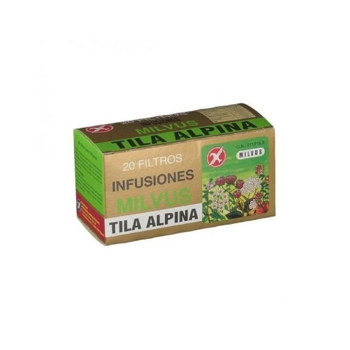 ALPINA FLOR DE TILA 12G 20 FILTROS