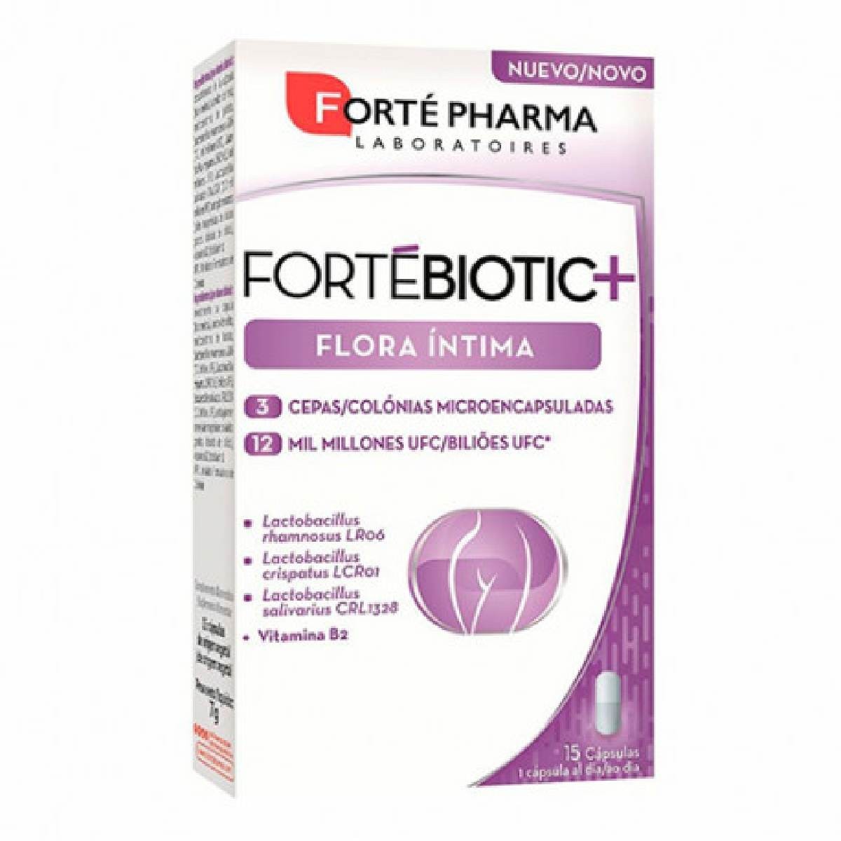 FORTEBIOTIC FLORA INTIMA 15CAPSULAS