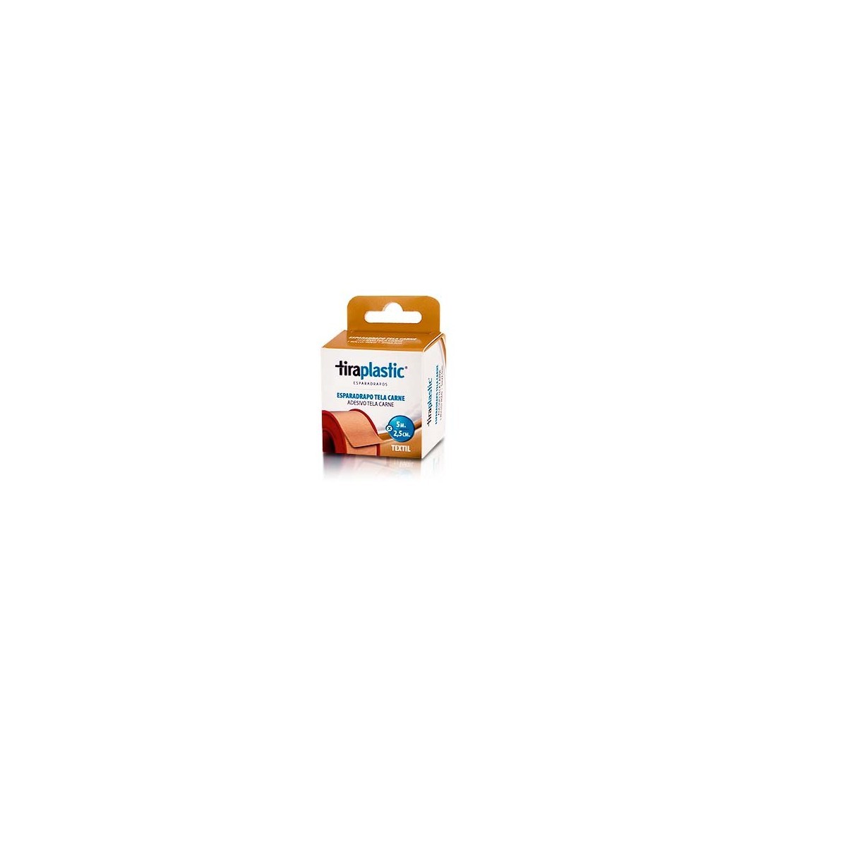 ESPARADRAPO TIRAPLASTIC TELA CARNE 5M25CM