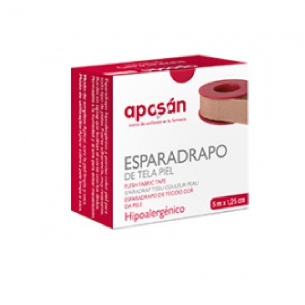 ESPARADRAPO APOSAN TELA  CARNE 5M125CM