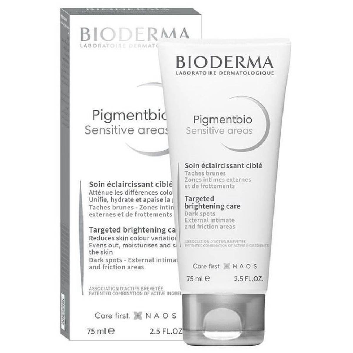 PIGMENTBIO SENSITIVE AREAS 75ML BIODERMA