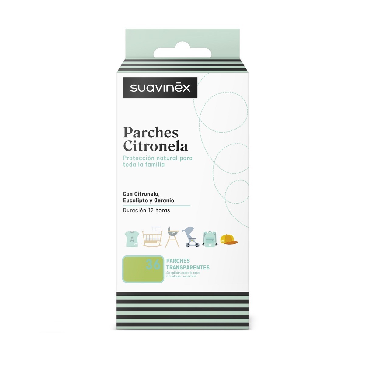 PARCHES CON CITRONELA 36 PARCHES SUAVINEX