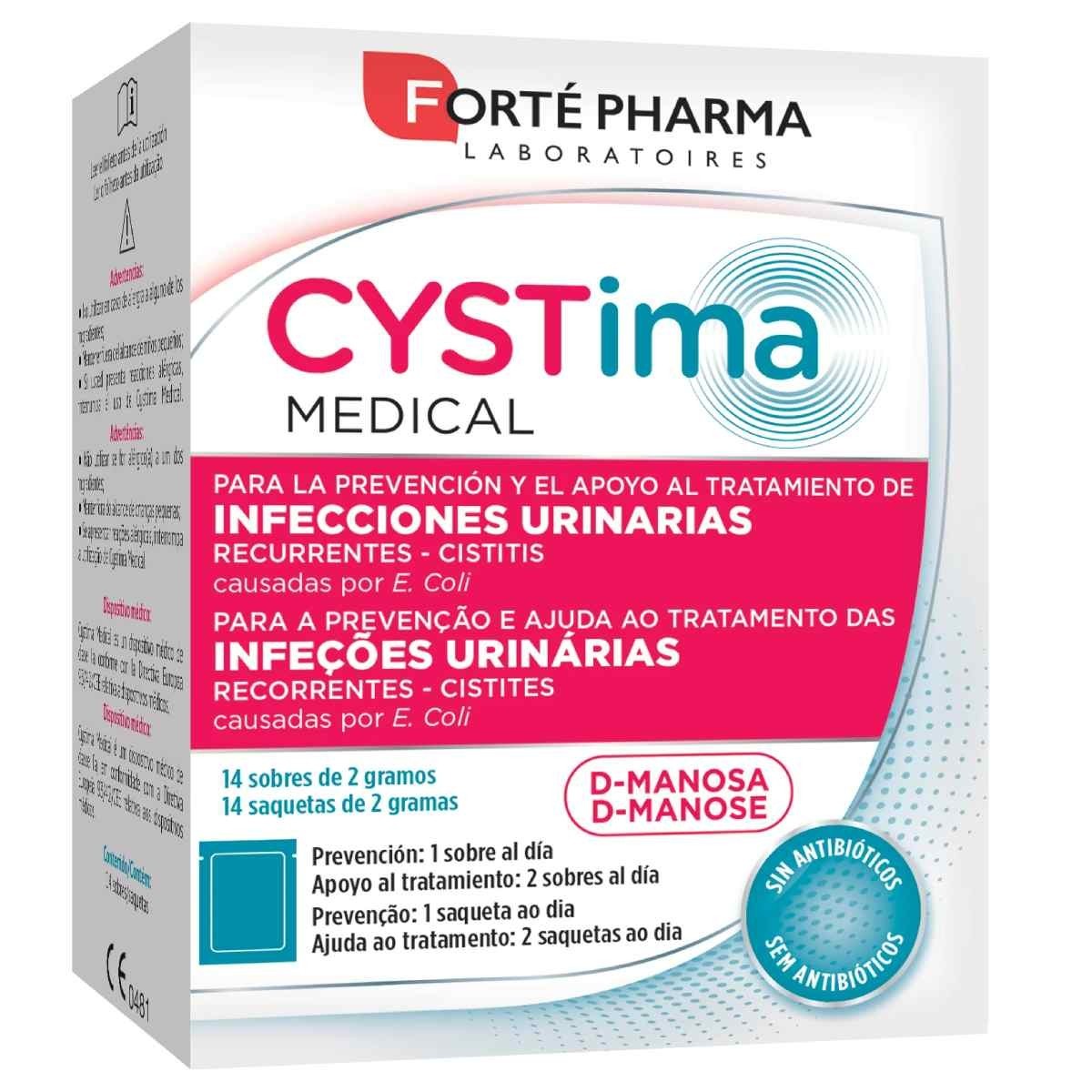 CYSTIMA MEDICAL 14 SOBRES FORTEPHARMA