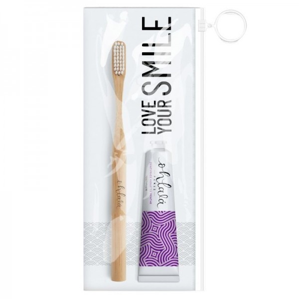 OHLALA CEPILLO BAMBU + PASTA VIOLETA MENTA