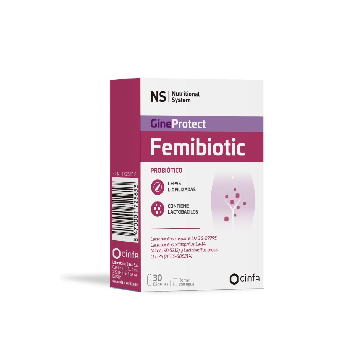 NS FEMIBIOTIC 30 CAPSULAS