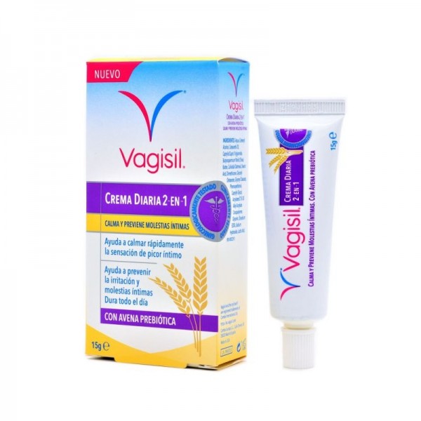 VAGISIL CREMA DIARIA 2 EN 1 15G
