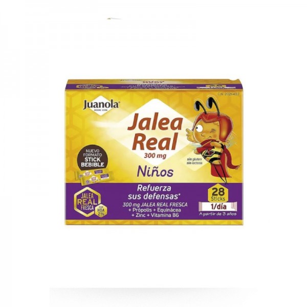 JUANOLA JALEA REAL NIÑOS 300MG  28 SOBRES