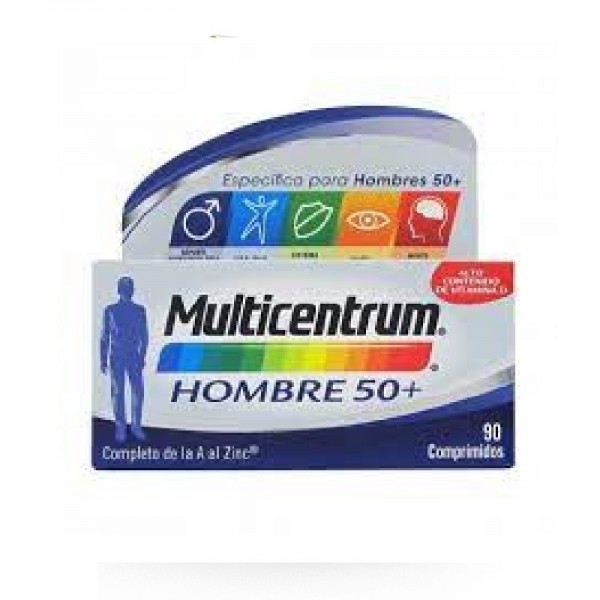 MULTICENTRUM HOMBRE 50+ 90 COMPRIMIDOS