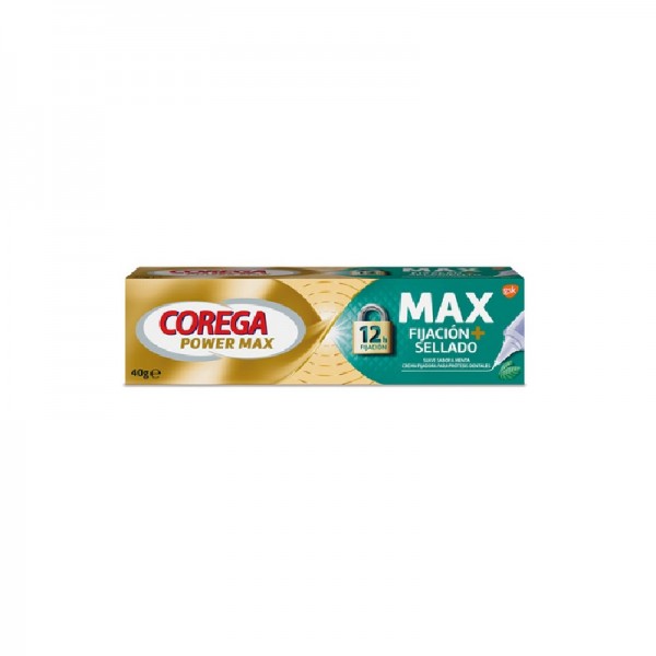 COREGA MAX FIJACIÓN + SELLADO MENTA 40G