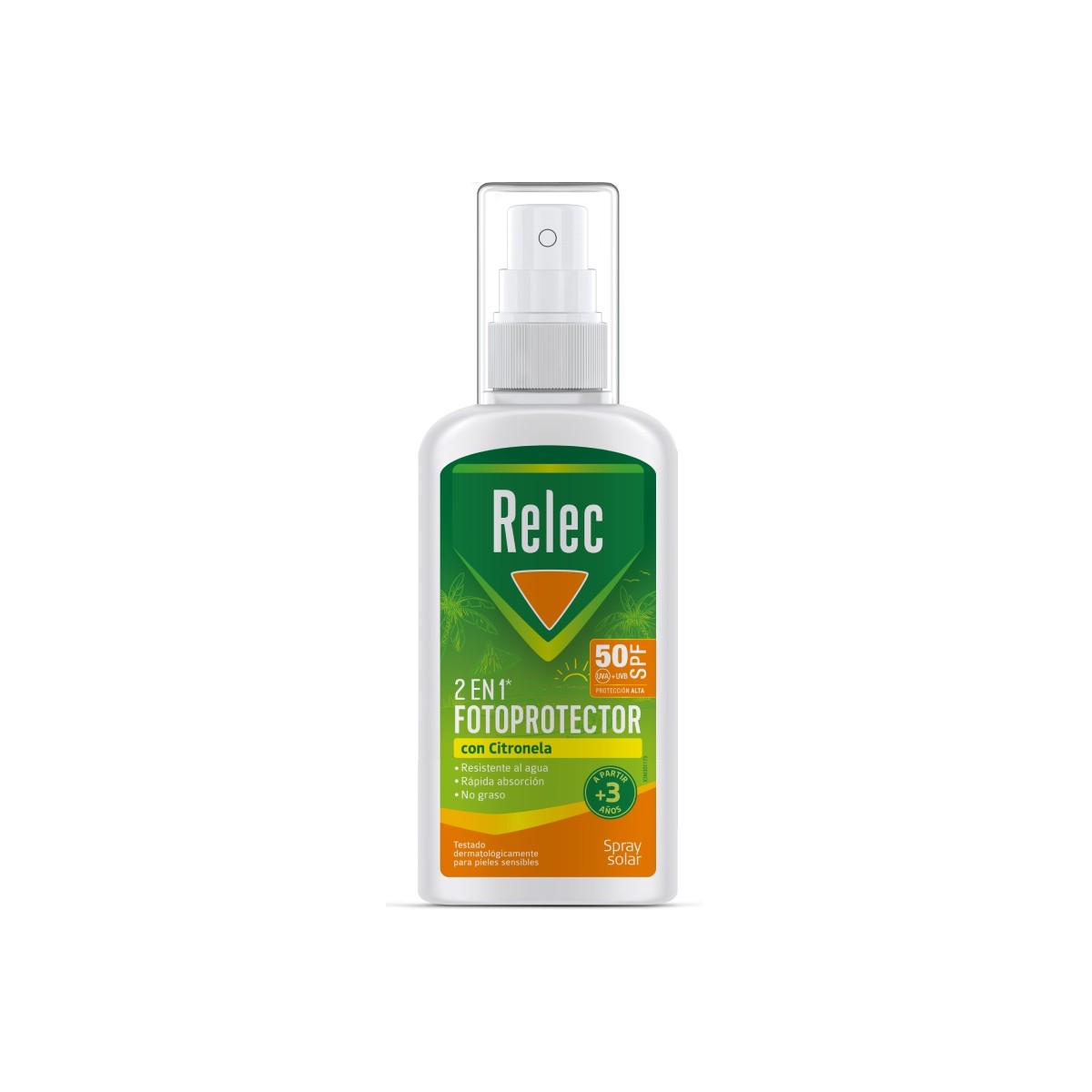RELEC FOTOPROTECTOR SPF50 CITRONELA SPRAY