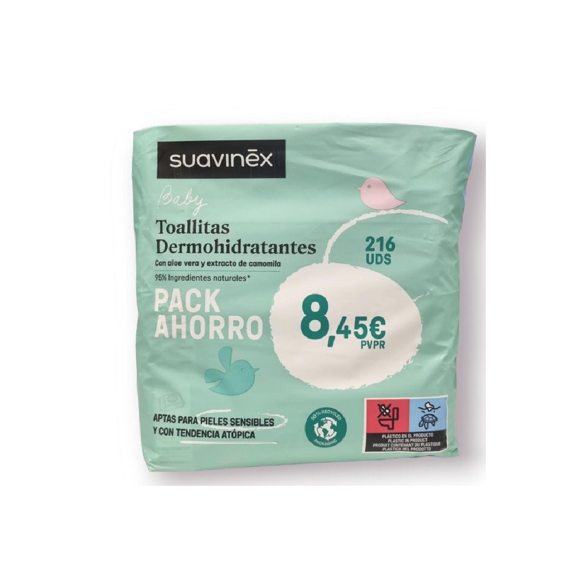 TOALLITAS SUAVINEX PACK  AHORRO 216U