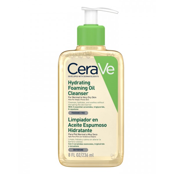 CERAVE LIMPIADOR ACEITE ESPUMOSO HIDRATANTE 473ML