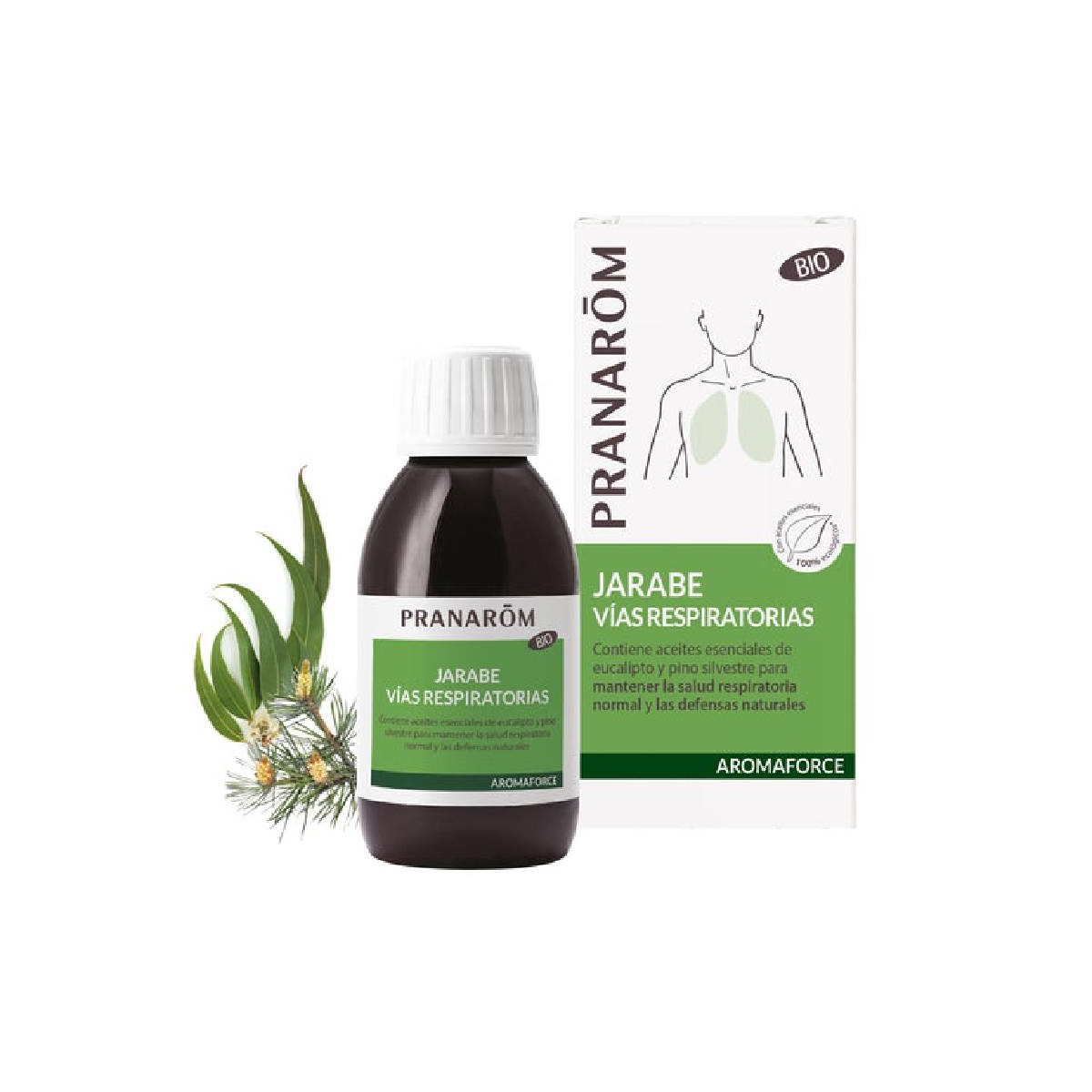 AROMAFORCE JARABE VIAS RESPIRATORIAS 150ML...