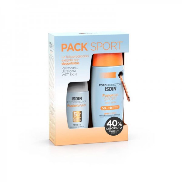 Fotoprotector Isdin Sport Pack Fusion Water Fusion Gel