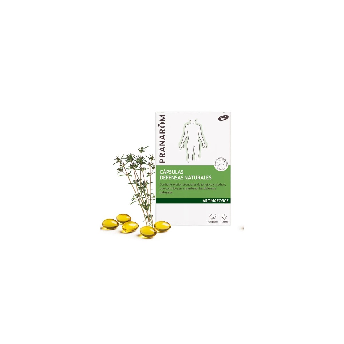 AROMAFORCE DEFENSAS NATURALES 30 CAPSULAS PRANAROM