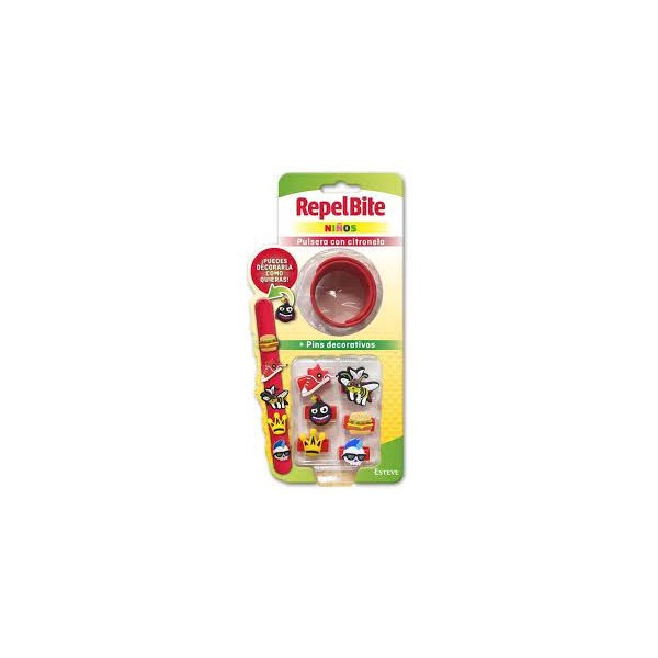 REPELBITE NIÑOS PULSERA CITRONELA CUSTOM
