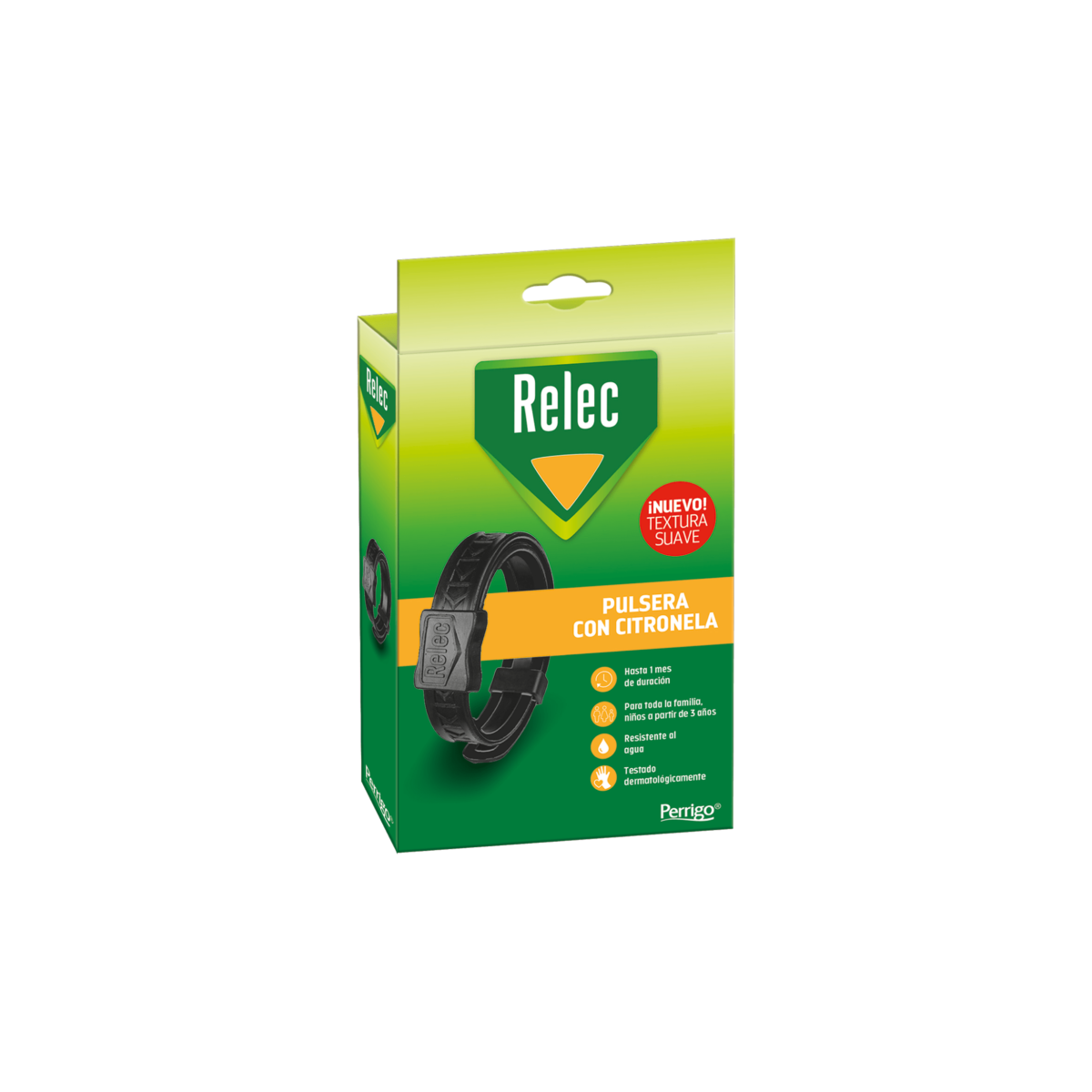 RELEC PULSERA AROMÁTICA ADULTO NEGRA