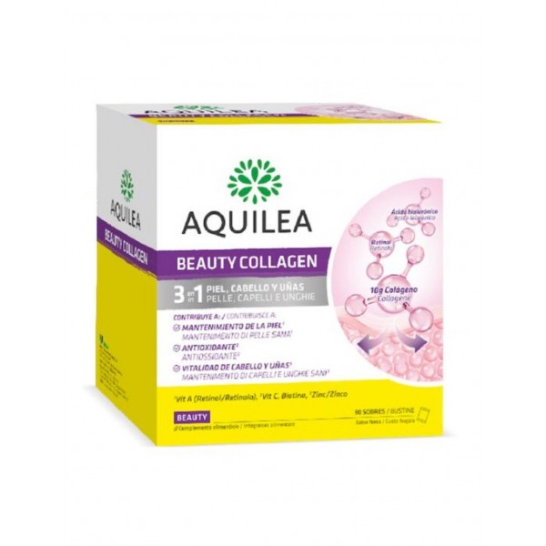 AQUILEA BEAUTY COLLAGEN PIEL CABELLO UÑAS 30 SOBRES