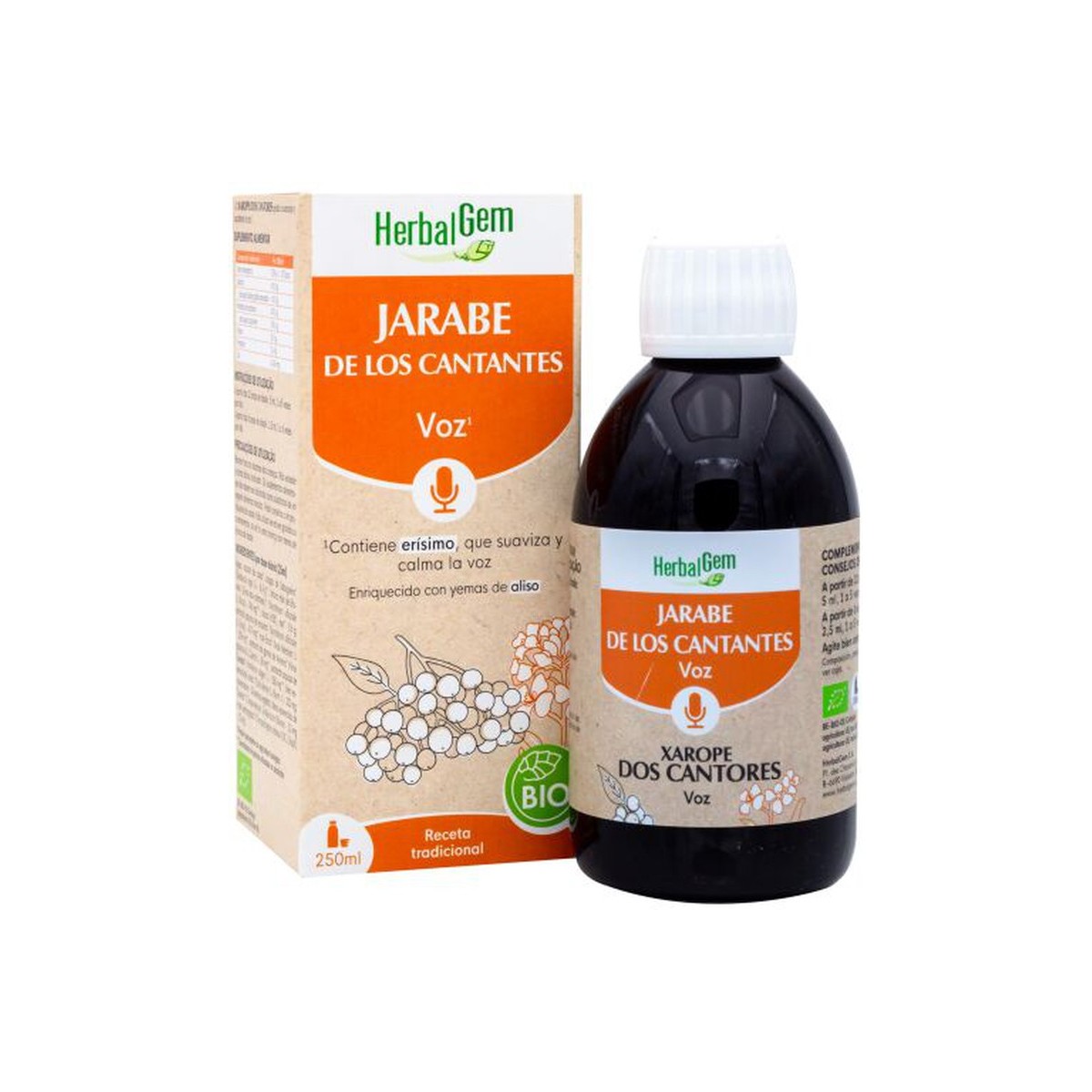 JARABE DE LOS CANTANTES 250ML HERBALGEM PRANAROM