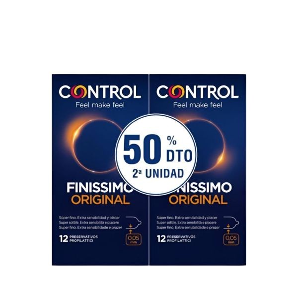 CONTROL FINISSIMO PRESERVATIVOS PACK 2 12U