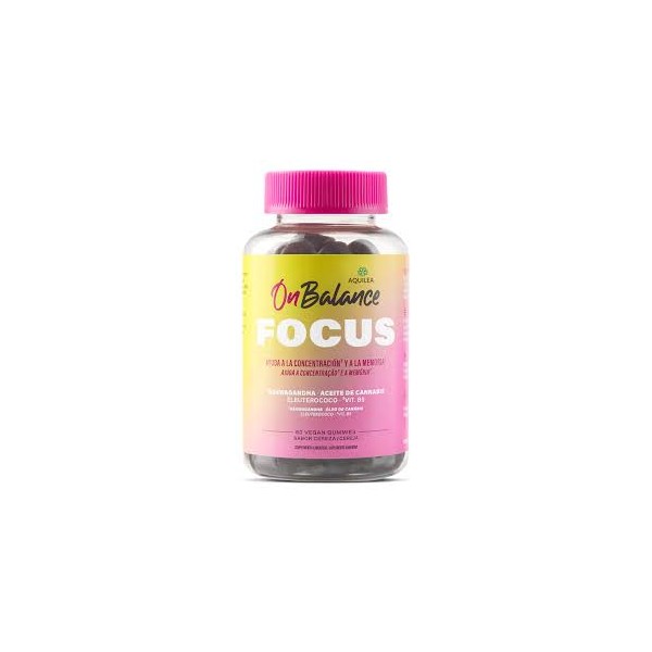 AQUILEA ONBALANCE FOCUS 60 GUMMIES SABOR CEREZA