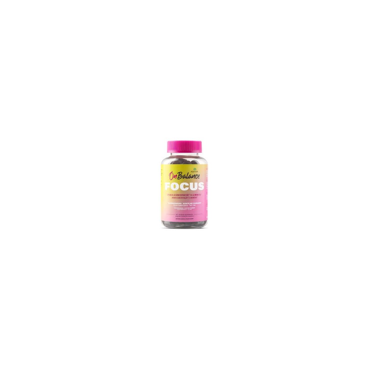 AQUILEA ONBALANCE FOCUS 60 GUMMIES SABOR CEREZA