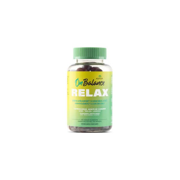 AQUILEA ONBALANCE RELAX 60GUMMIES SABOR FRUTOS DEL BOSQUE