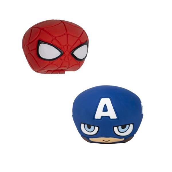 JUGUETE LATEX PERRO  CAPITAN AMERICA/SPIDERMAN