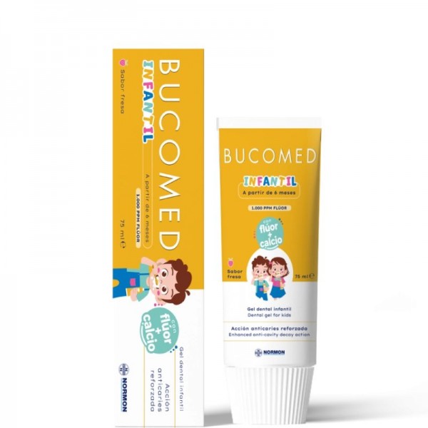 BUCOMED GEL DENTAL INFANTIL FRESA 75ML