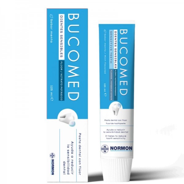 BUCOMED PASTA DIENTES SENSIBLES MENTA 125ML