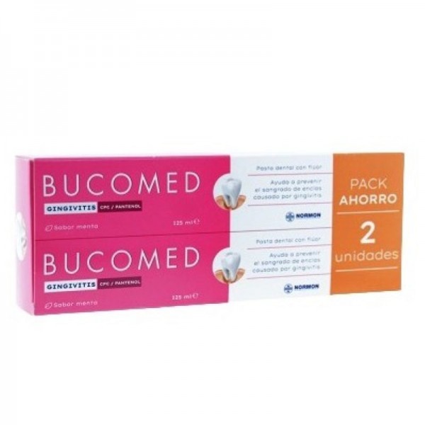 BUCOMED PASTA GINGIVITIS DUPLO MENTA 125ML