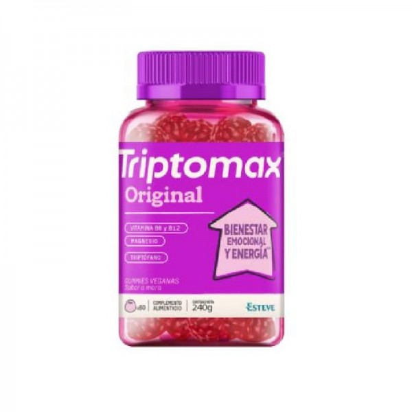TRIPTOMAX ORIGINAL 60 GUMMIES SABOR MORA