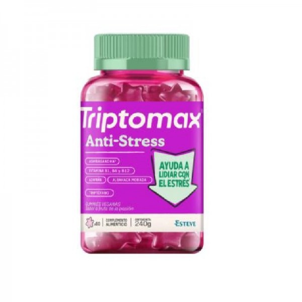 TRIPTOMAX ANTI-STRESS 60 GUMMIES SABOR FRUTA DE LA PASION