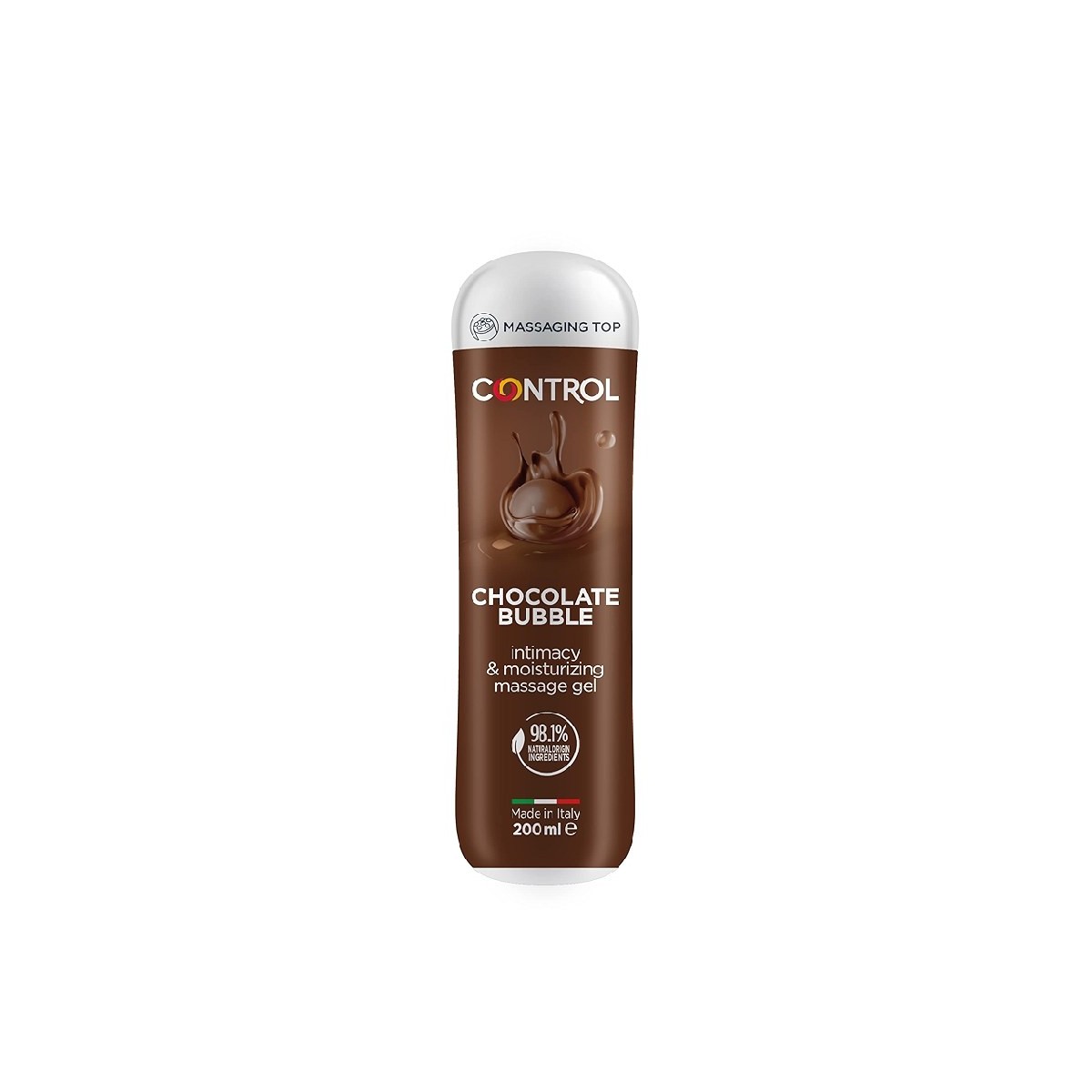 CONTROL BUBBLE CHOCOLATE GEL MASAJE 200ML